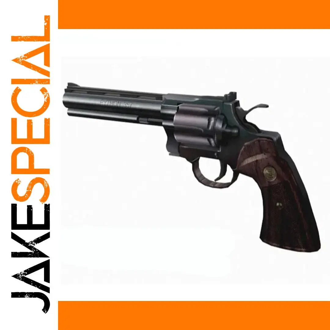 Python Revolver Paper Model - 29cm Collectible 1 Python Revolver Paper Model - 29cm Collectible