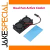 Dual Fan Cooler for Raspberry Pi 4/3B+/3B