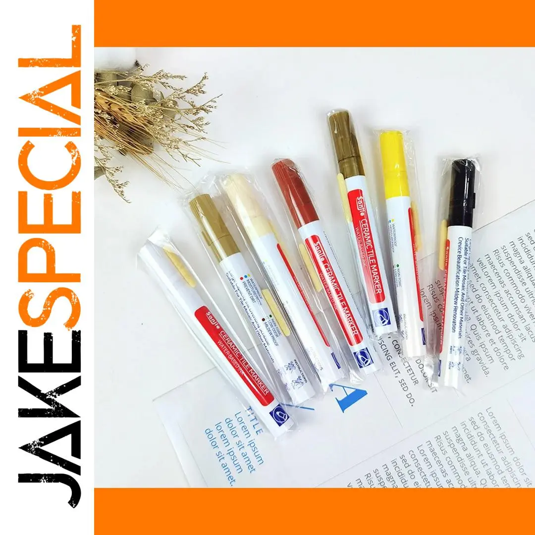 Waterproof Tile Grout Marker Pen Set 1 Waterproof Tile Grout Marker Pen Set