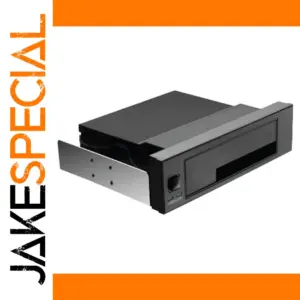 Black 5.25-inch SATA Enclosure for Drives
