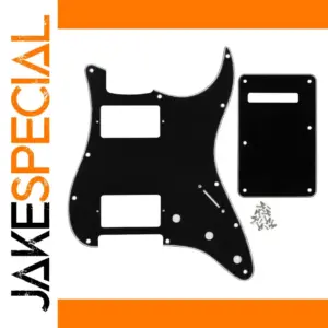 Black HH-style Pickguard Set for Fender US ST Guitars