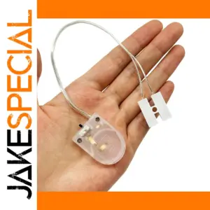 Transparent CR2032 Battery Case with Switch