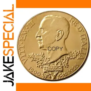 1925 Italy 100 Lire Replica Coin