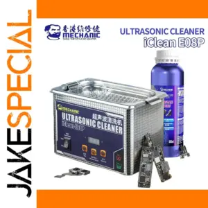 Ultrasonic Cleaner 40KHz 50W 0.8L Stainless Steel