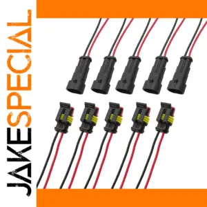 Waterproof 2-Pin Connectors for Automotive & Marine