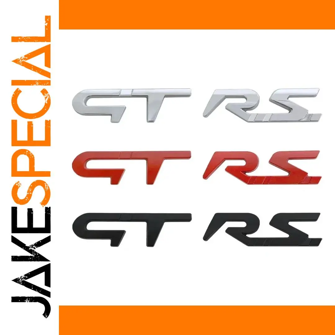 GT RS Metal Badge for Renault Models 1 GT RS Metal Badge for Renault Models