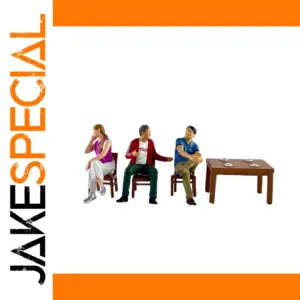 Miniature Tea Scene Figurine Set for Collectors