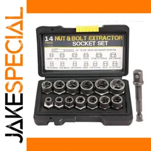 Impact Bolt and Nut Extractor Set, 13 pcs