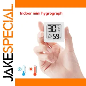 Indoor Mini LCD Hygrometer Model 695-Hygrograph-1Pcs