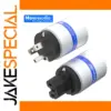 Premium Oxygen-Free Copper Power Plug for Audio Systems