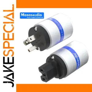 Premium Oxygen-Free Copper Power Plug for Audio Systems