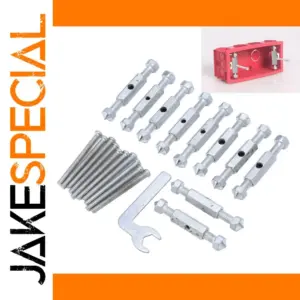 Silver and Black Cassette Repair Device for 118mm x 118mm Wall Boxes