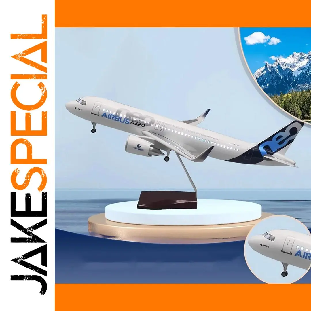 A320 Diecast Resin Model with LED Lights 1 A320 Diecast Resin Model with LED Lights