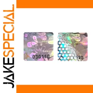 Holographic Security Seal Sticker 15mm Pack