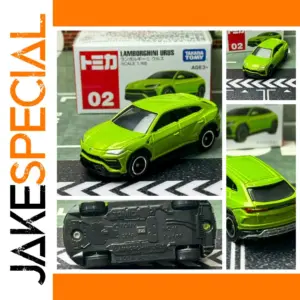 Vibrant Lime-Green Lamborghini Urus Model