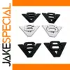 Metal Car Emblems V6 V8 3D Stainless Steel