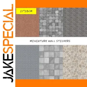 Miniature Outdoor Road & Wall Stickers Set