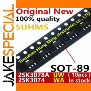 Set of 10 Logic ICs 2SK3078A UW & 2SK3074 WA