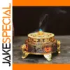 Elegant Copper Alloy Incense Burner for Home