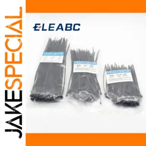Nylon Cable Tie Set 300 pcs, Multi-Size