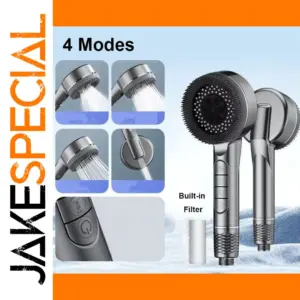 4-Mode High-Pressure Pressurized Shower Head