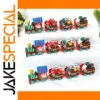 Festive Wooden Christmas Train Decoration
