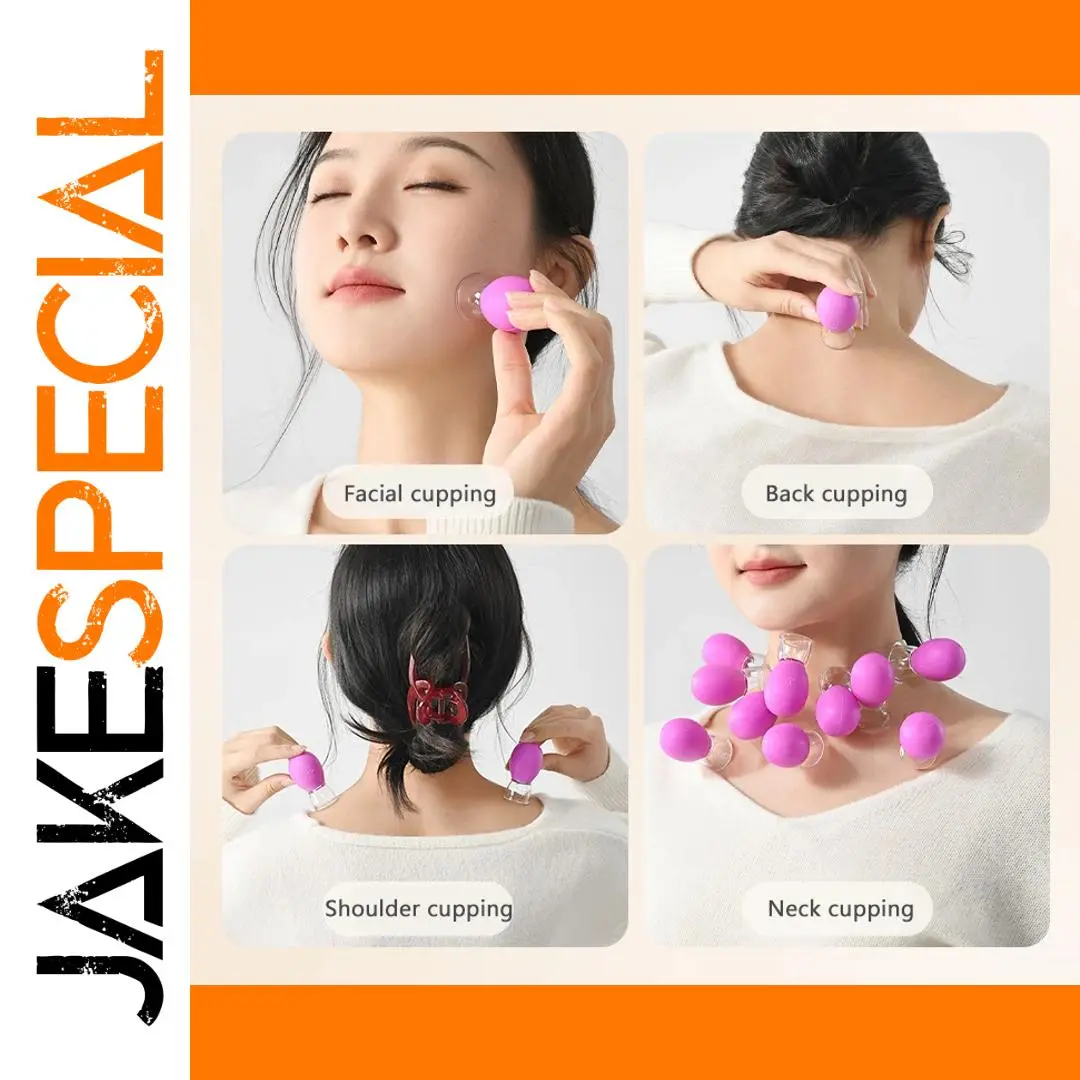 Silicone Cupping Therapy Device for Face & Body 1 Silicone Cupping Therapy Device for Face & Body