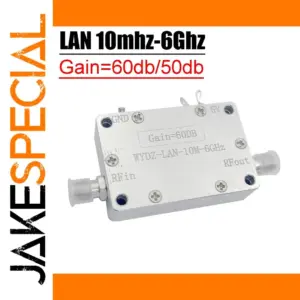 High Flatness RF Amplifier 10MHz-6GHz 50/60dB