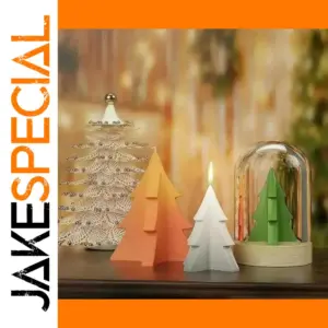 Elegant Christmas Tree Silicone Mold for Candles