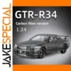 1:24 Scale Black GTR-R34 Model Car
