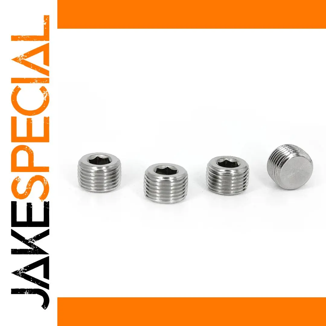 Stainless Steel Hex Socket End Cap 1/8-2" 1 Stainless Steel Hex Socket End Cap 1/8-2"