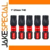Impact-Resistant Magnetic Torx T40 Impact Bits Set
