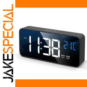 Digital Alarm Clock with 5.7-Inch LED Display