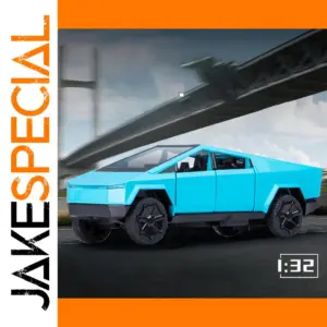 Futuristic Blue Die-Cast Off-Road Vehicle Model