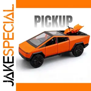 1:32 Scale Futuristic Orange Pickup Truck Model