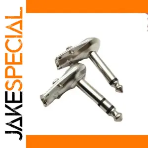 6.35mm Mono Jack Guitar Connector with 90° Angle