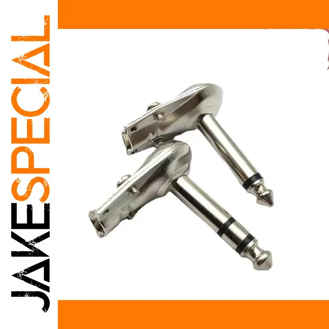 6.35mm Mono Jack Guitar Connector with 90° Angle 1 6.35mm Mono Jack Guitar Connector with 90° Angle
