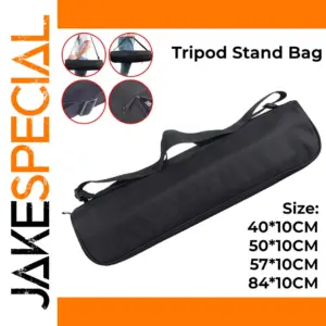 Black Tripod Carrying Case - 40x10cm to 84x10cm