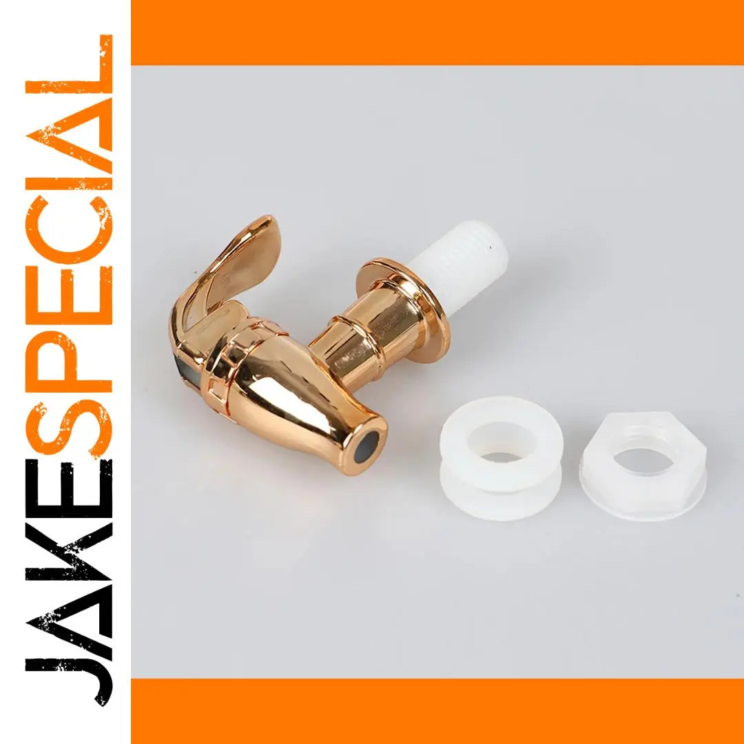 Rose Gold Wine Bottle Faucet for Jars & Barrels 1 Rose Gold Wine Bottle Faucet for Jars & Barrels