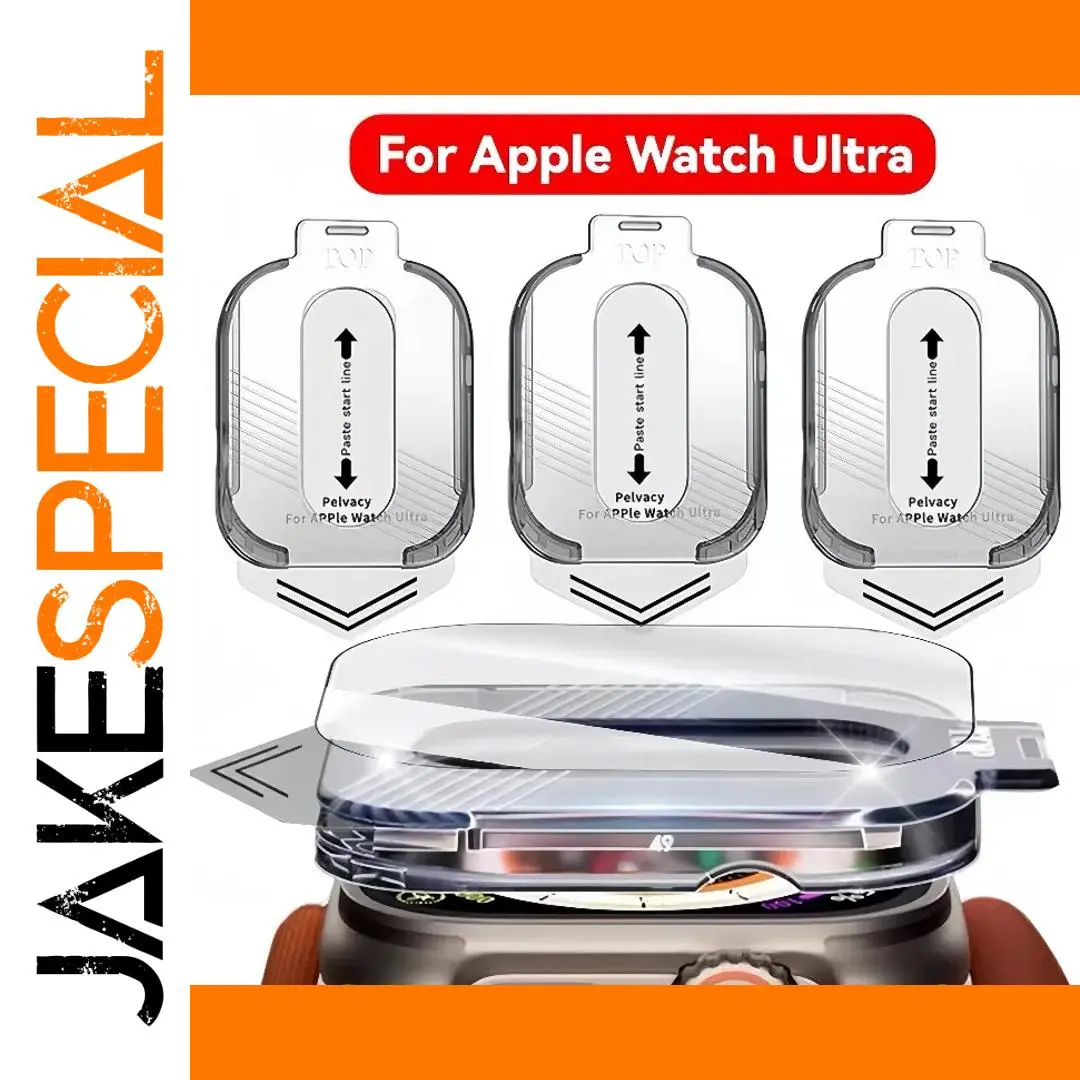 Premium Tempered Glass Screen Protector for Apple Watch Ultra 1 Premium Tempered Glass Screen Protector for Apple Watch Ultra