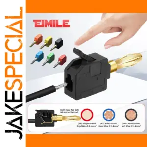 Solder-Free Banana Plug Connector for Audio Systems