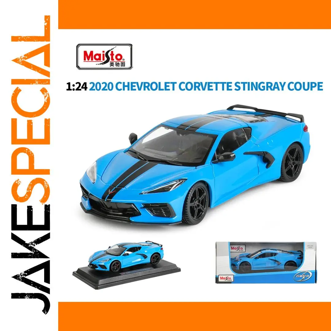 2020 Corvette Stingray Model Car 1:24 Scale 1 2020 Corvette Stingray Model Car 1:24 Scale