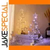 Elegant 38cm LED Christmas Tree Lamp with Crystals