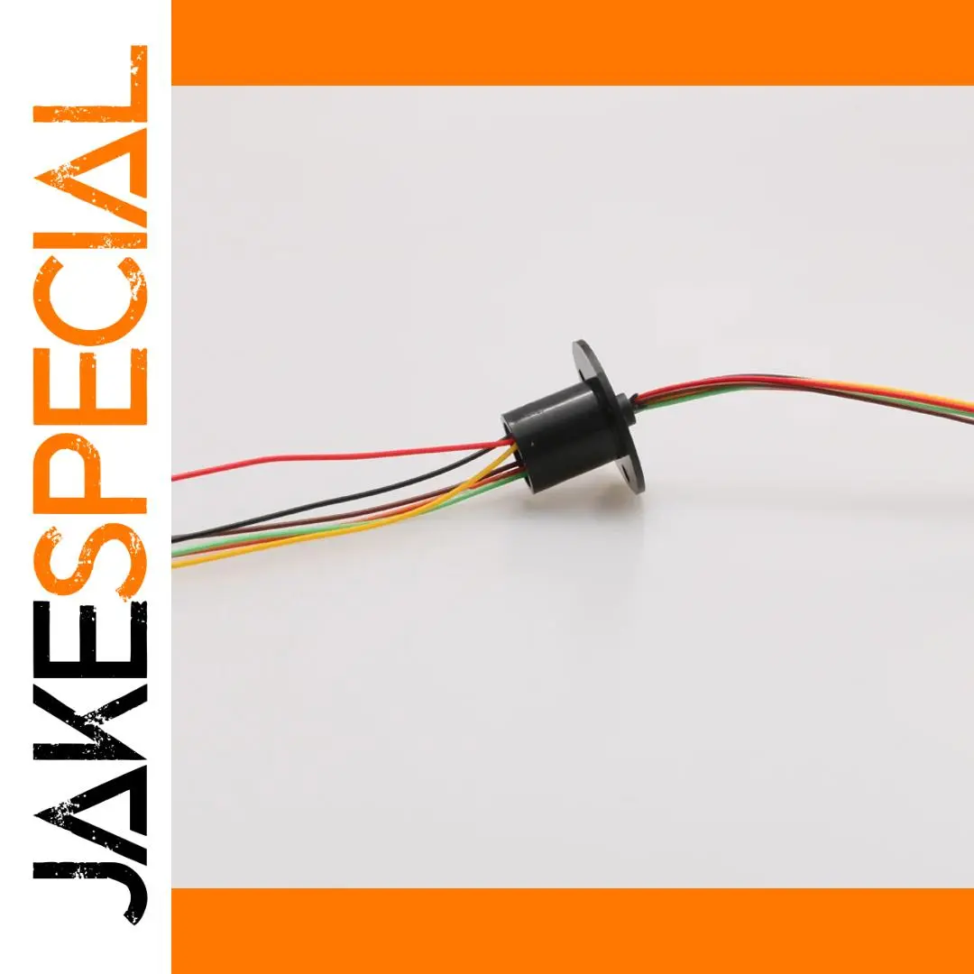 12.5mm Compact Electrical Slip Ring with 6 Channels 1 12.5mm Compact Electrical Slip Ring with 6 Channels