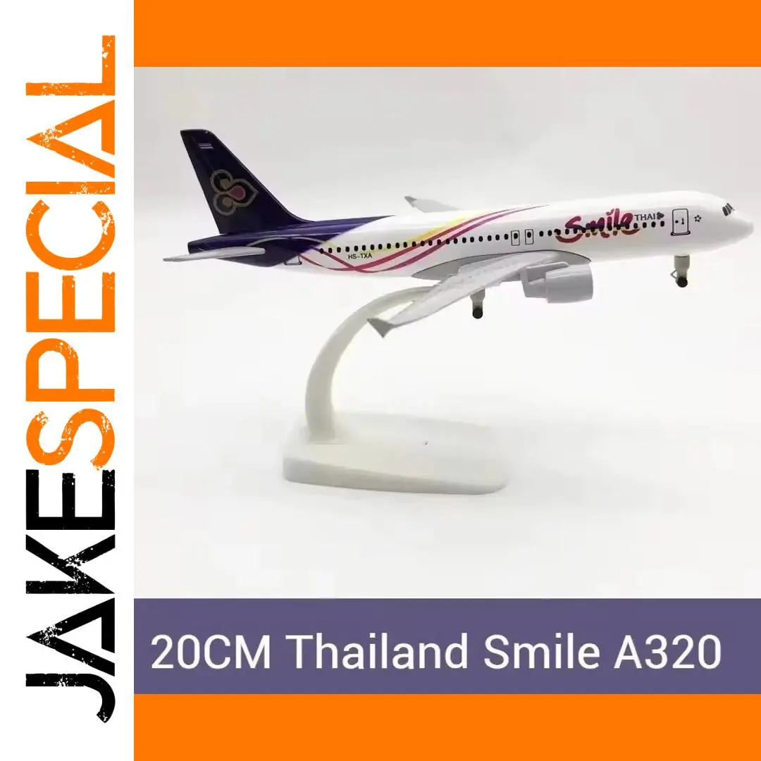 Thailand Airlines Airbus A320 Model, 20cm Alloy Collection 1 Thailand Airlines Airbus A320 Model, 20cm Alloy Collection