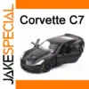 Black Chevrolet Corvette C7 1/36 Diecast Model