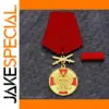 Russian Double-Headed Eagle Medal with Red Ribbon