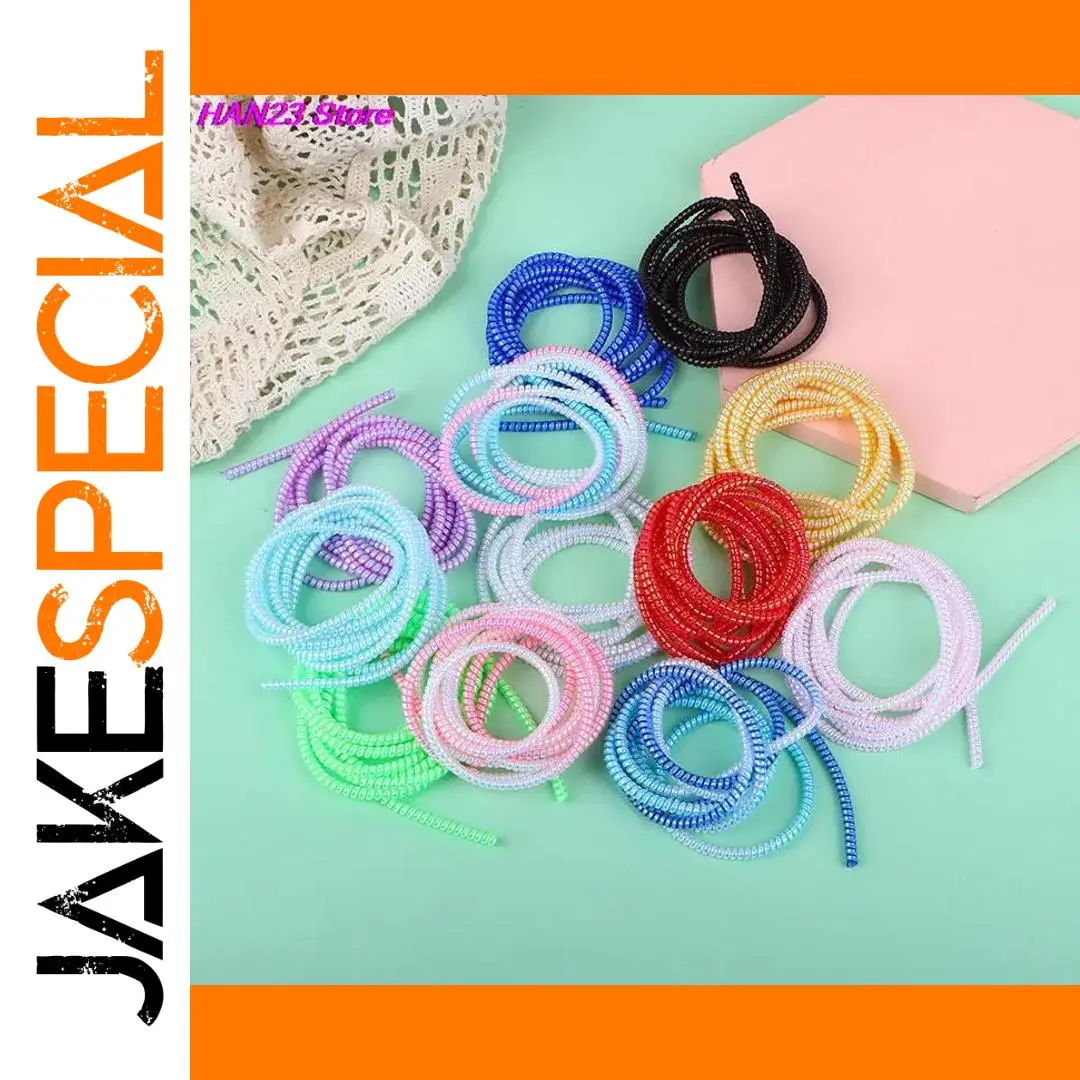 Colorful Spiral Cable Protector 1.5m 1 Colorful Spiral Cable Protector 1.5m
