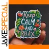 Keep Calm and Relax Patch Set of Five