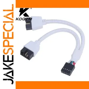 15cm Shielded USB Extension Cable for Motherboards